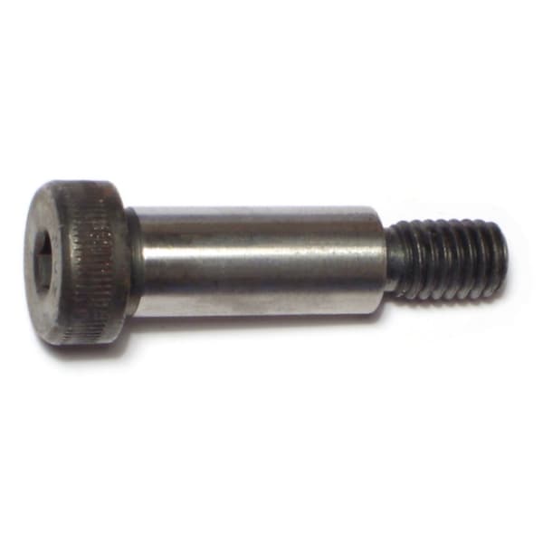Midwest Fastener Shoulder Screw, 16 (Coarse) Thr Sz, 5/8 in Thr Lg, 1-1/4 in Shoulder Lg, Steel, 2 PK 71612 - main